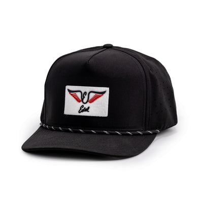 LIMITED EDITION: Black Trucker Performance Rope Hat